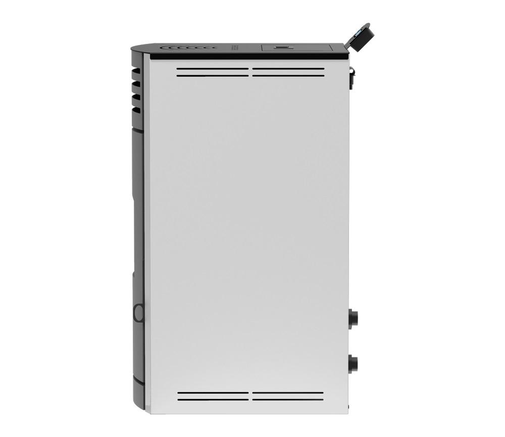 RobinWood Pelletkaminofen wasserführend Enya Aqua Weiss 12-30 kW<br>(Variante: 12 kW) RobinWood Pelletkaminofen wasserführend Enya Aqua Weiss 12-30 kW<br>(Variante: 12 kW)